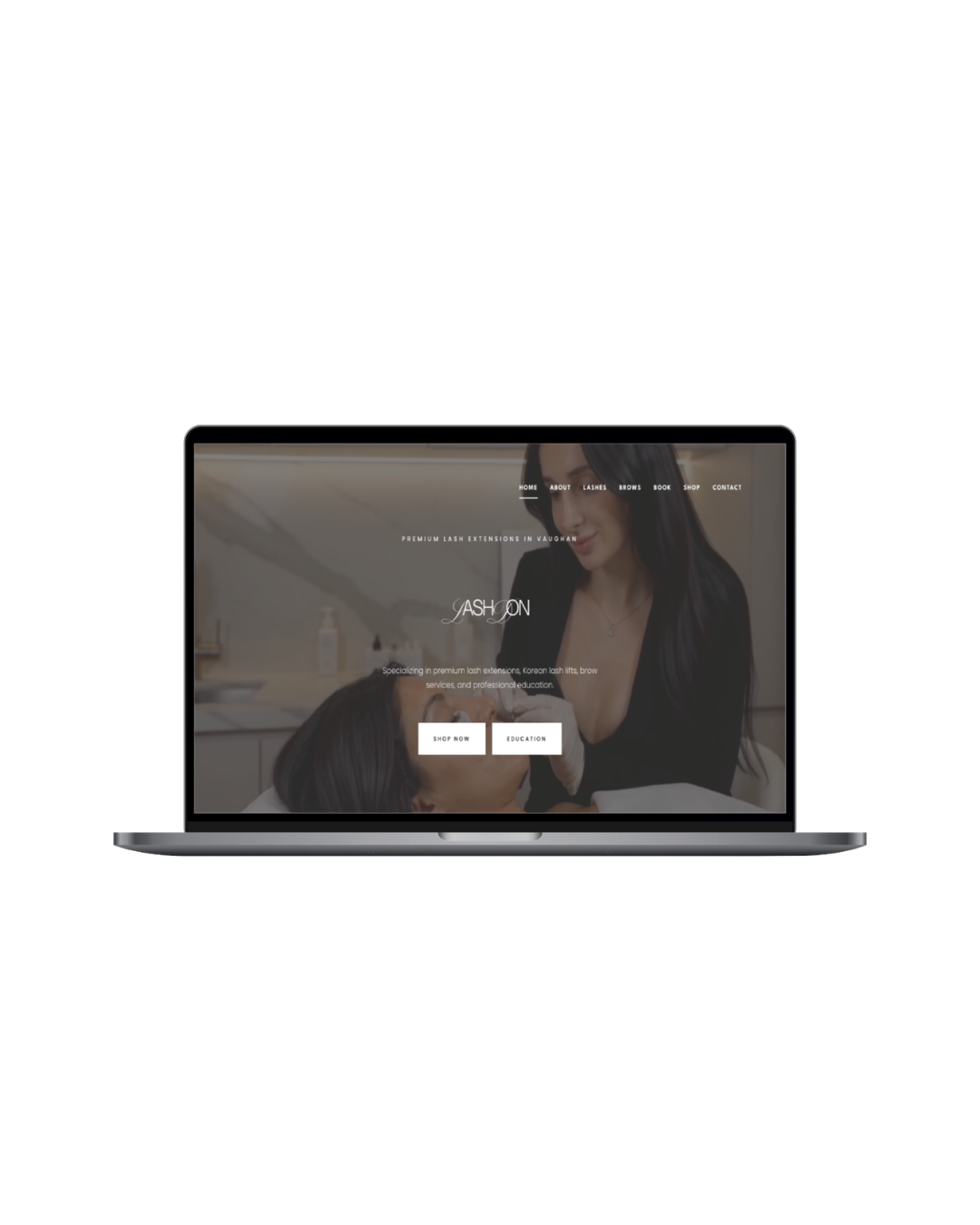 LashDon website